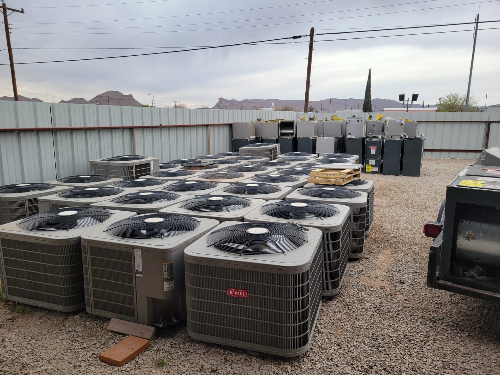 Commercial HVAC installation