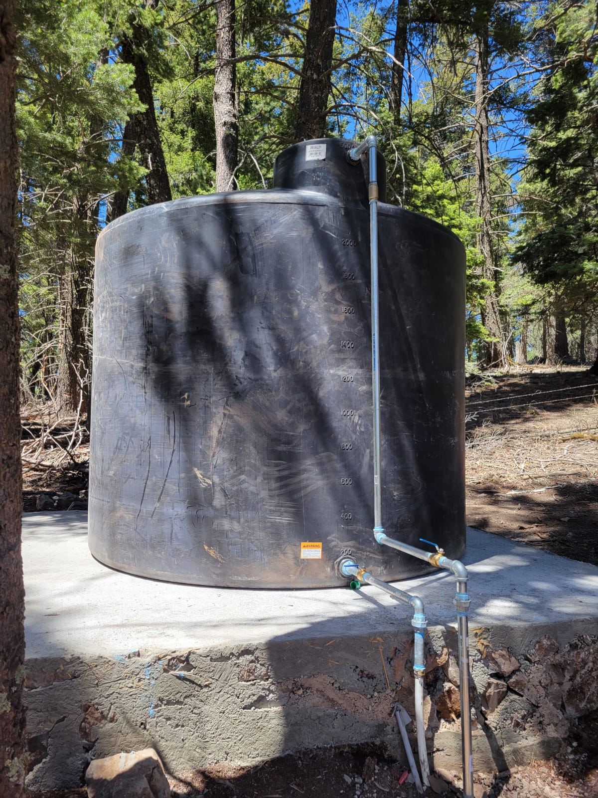 Exterior HVAC installation