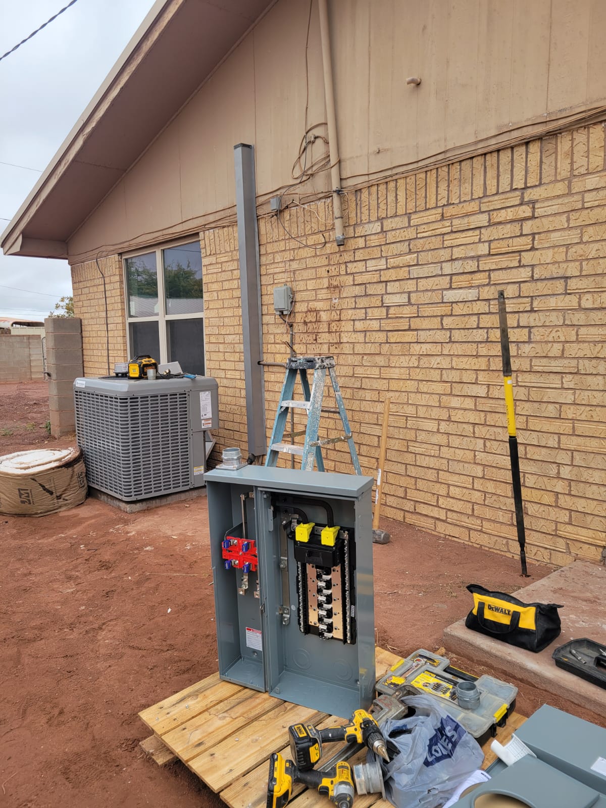 Residential HVAC installation